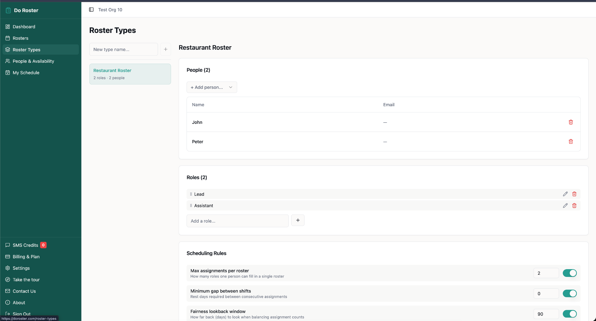 Do Roster screenshot 3